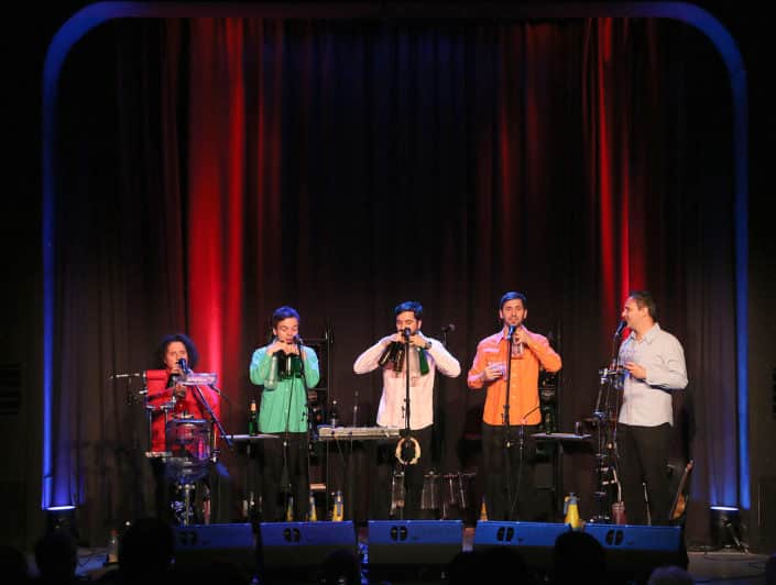 Zehntscheuer Amorbach 2014 GlasBlasSing Quintett